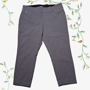 'Maurices' gray stretch ankle pants, elastic waist, Pull-on, Sz. 20W